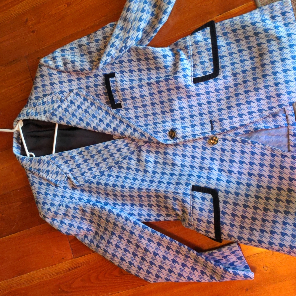 Vintage 70s blue blazer